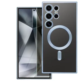 ELECTRO MAG COVER dėklas, suderinamas su MagSafe, skirtas SAMSUNG A37, mėlynos spalvos