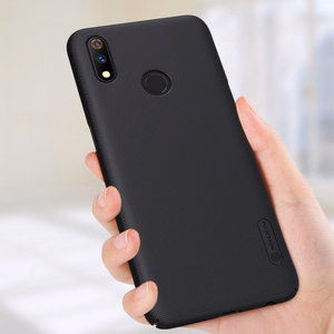 Nillkin Super Frosted Shield dėklas, skirtas Realme 3 Pro / Realme X Lite, juodas