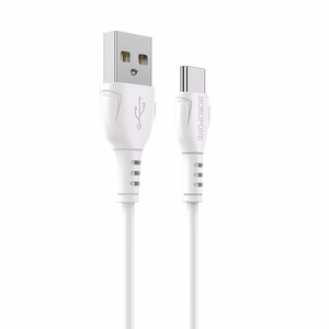 Borofone laidas BX51 Triumph USB į Type C 3A 1 metras baltas