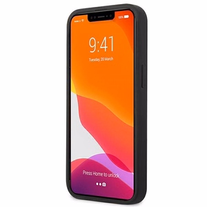 BMW odinis perforuotas dėklas iPhone 13 - raudonas