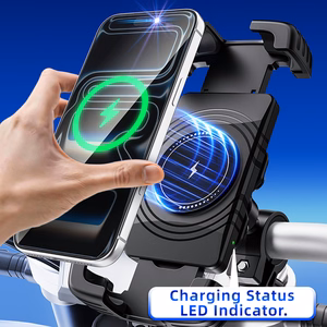 Blavec Uchwyt Rowerowy/Motocyklowy BVC-01 Velo to handlebar with induction charging and shock absorbtion (BVC01-ICSAHB) black