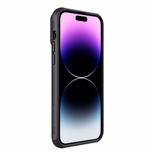Nillkin CamShield S dėklas iPhone 14 Pro Max šarvuotas dangtelis kameros apsauga juodas