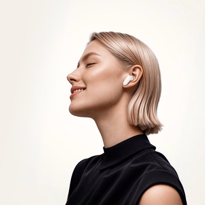 Borofone TWS Bluetooth ausinės BW96 Mellow baltos