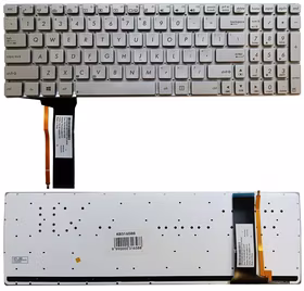 Klaviatūra ASUS N56, N76, N750, su pašvietimu, US
