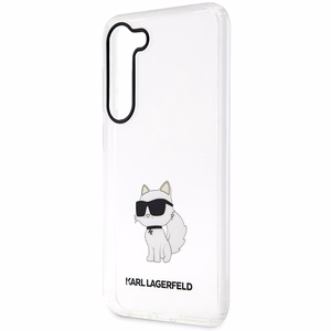 Karl Lagerfeld KLHCS23SHNCHTCT S23 S911 permatomas kietasis dėklas Ikonik Choupette