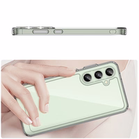 Kosmoso dėklas su gelio rėmu Samsung Galaxy S24 FE - permatomas