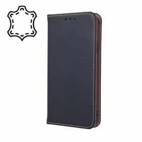 Genuine Leather Išmanusis Pro for iPhone 17 Air 6,6" juodas