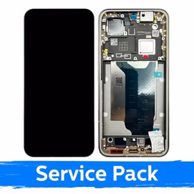 LCD ekranas suderinamas su Xiaomi 15T Pro 5G su rėmeliu / Moch Gold / (Service Pack)
