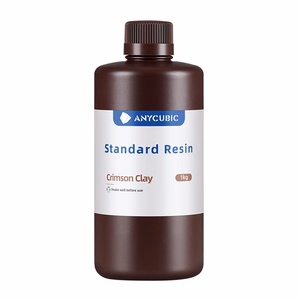 ANYCUBIC Standard Resin standartinė derva, tamsiai raudono molio spalvos
