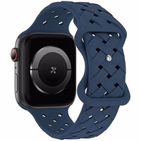 Beline Dirželis Apple Watch Silicone Woven 38/40/41mm mėlynas