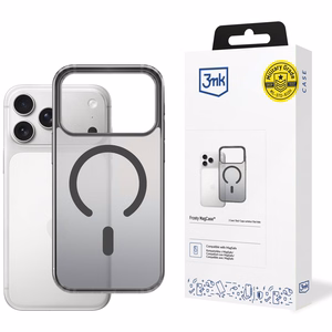 Чехол 3mk Frosty MagCase Apple iPhone 17 Pro Max чёрный