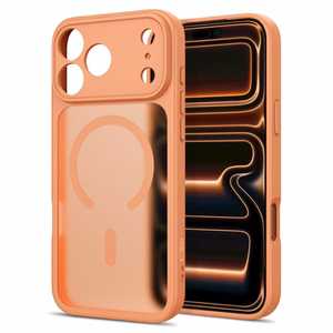Tech-Protect BasicMag MagSafe dėklas, skirtas iPhone 17 Pro / 18 Pro, matinis oranžinis