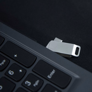 Goodram USB ir USB-C atmintinė, 64 GB, sidabrinė