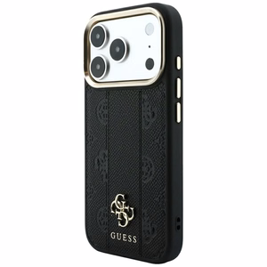 Dėklas, skirtas IPHONE 18 Pro/17 Pro suderinamas su „MagSafe“ (Stripe Peony 4G Logo) (spalva: juoda)