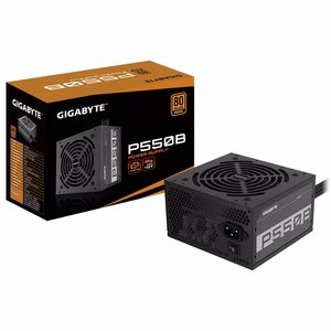 Gigabyte P550B maitinimo blokas 550 W 20+4 pin ATX ATX Juoda