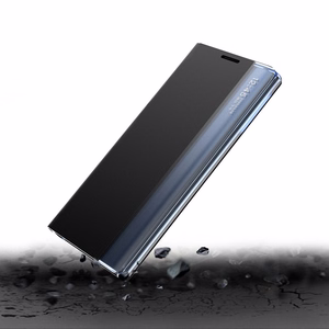 Sleep Case knygos tipo dėklas su išmaniu langeliu Samsung Galaxy A22 4G juodas