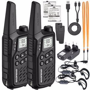Baofeng BF-T25E walkie-talkies, 2 pcs., Black