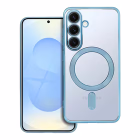 ELECTRO MAG COVER magnetinis dėklas telefonui, suderinamas su MagSafe, skirtas SAMSUNG S25, mėlynas