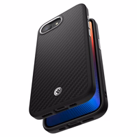 Spigen Enzo Aramid Magnetinis MagSafe dėklas telefonui iPhone 16e - juodas