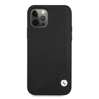 BMW Odinis įspaustas dėklas iPhone 12 / iPhone 12 Pro - juodas