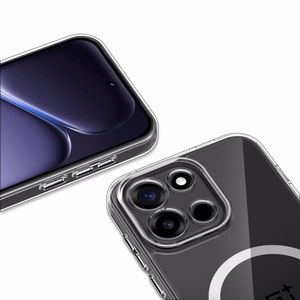 Tech-Protect FlexAir Hybrid MagSafe dėklas, skirtas OnePlus Nord 6 – skaidrus