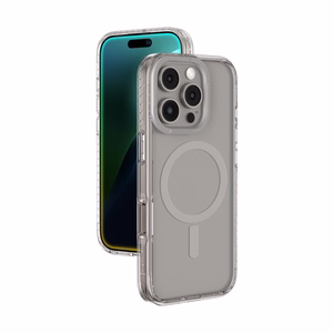 AmazingThing Titan Pro Mag dėklas su magnetiniu žiedu iPhone 16 Pro - pilkas