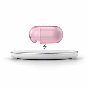 Speck Presidio Clear dėklas, skirtas Apple AirPods 3, su Microban antimikrobine apsauga, „Icy Pink“ spalvos