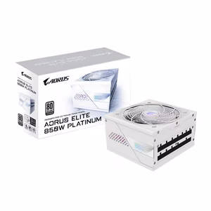 Блок питания Gigabyte AORUS Elite P850W ICE PCIe 5.0 80 PLUS Platinum полностью модульный вентилятор 120 мм ATX 3.0