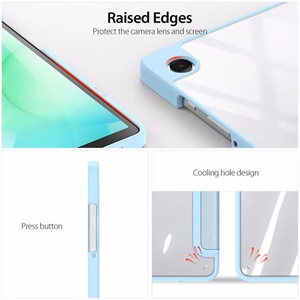 Dėklas Dux Ducis Toby Samsung X110/X115 Tab A9 8.7/X130/X135 Tab A11 8.7 mėlynas