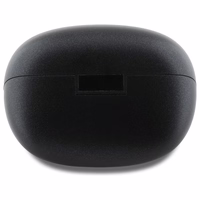 Guess Bluetooth ausinės GUTWST88MCTGK TWS + įkrovimo stotelė juodos/juodos kapsulė spausdintas logotipas