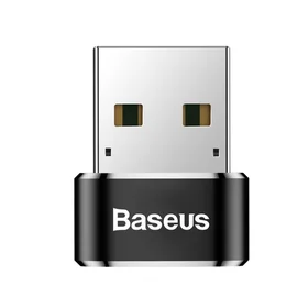 Adapteris Baseus Type-C to USB-A juodas CAAOTG-01