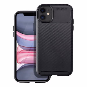 Dėklas telefonui CARBON PREMIUM IPHONE 11 juodas