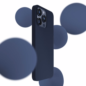 3mk Silikoninis dėklas iPhone 15 Pro - tamsiai mėlynas
