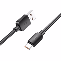 Kabelis USB A į USB C Hoco PD 6A 100W 1 m X96 juodas