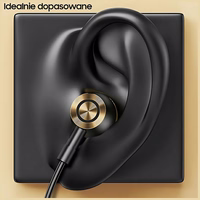 USAMS Stereo ausinės EP-43 metalUSB-C tamsiai žalias HSEP4302