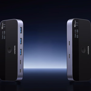 Ugreen komutatorius USB-C USB-A 10Gb/s - pilkas