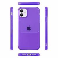 TEL PROTECT langelis dėklas telefonui Iphone 12 Mini, violetinis