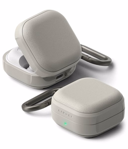 Ringke Onyx Magnetic dėklas skirtas Samsung Galaxy Buds 4 / 4 Pro pilkas