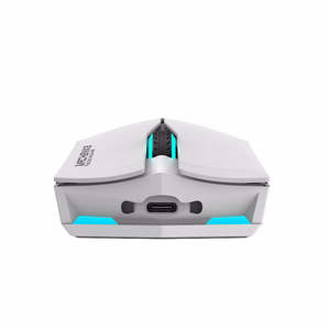 Machenike M721 Wireless Gaming Mouse 10000 DPI with RGB Backlight - White