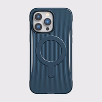 Raptic X-Doria Clutch dėklas iPhone 14 Pro Max su Magnetine galinė mėlyna danga