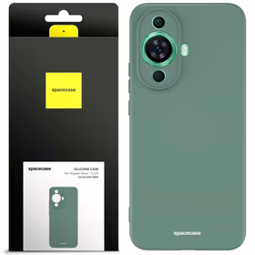Spacecase Dėklas Silicone Case Huawei Nova 11/12S tamsiai žalias