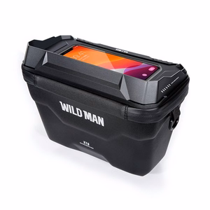 WILDMAN дорожная сумка для руля велосипеда на молнии, 3L (4"-7"), XT8, черная