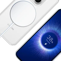 "3mk Armor MagCase" dėklas "Xiaomi 17" - skaidrus