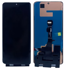 Ekranas Huawei P50 Pro su lietimui jautriu stikliuku Black ORG