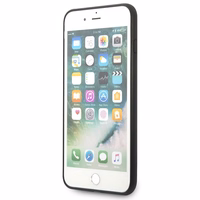 Karl Lagerfeld Saffiano Karl&Choupette Galvos dėklas telefonui iPhone 7 Plus / iPhone 8 Plus - juodas