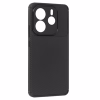 Tel Protect Carbon Elite dėklas telefonui Xiaomi Redmi Note 14 5G juodas