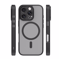 Mag Matt dėklas iPhone 16 Pro Max 6,9" juodas