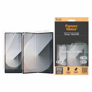 PanzerGlass Rinkinys 2in1 Sam Z Fold6 F956 Apsauginis stiklas Itin platus + TPU Klasikinis pritaikymas 7371