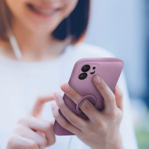 Roar Amber dėklas telefonui – iPhone 17 violetinis