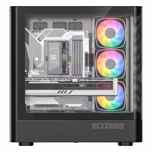 MODECOM Volcano AQ500 ARGB Midi juodas